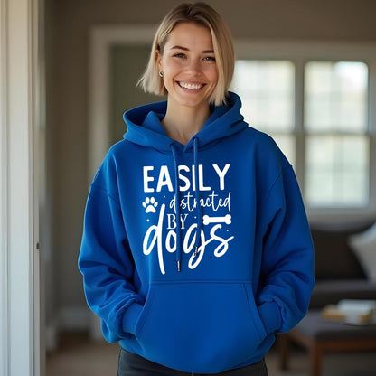 Easily Distracted By Dogs Hoodie V13