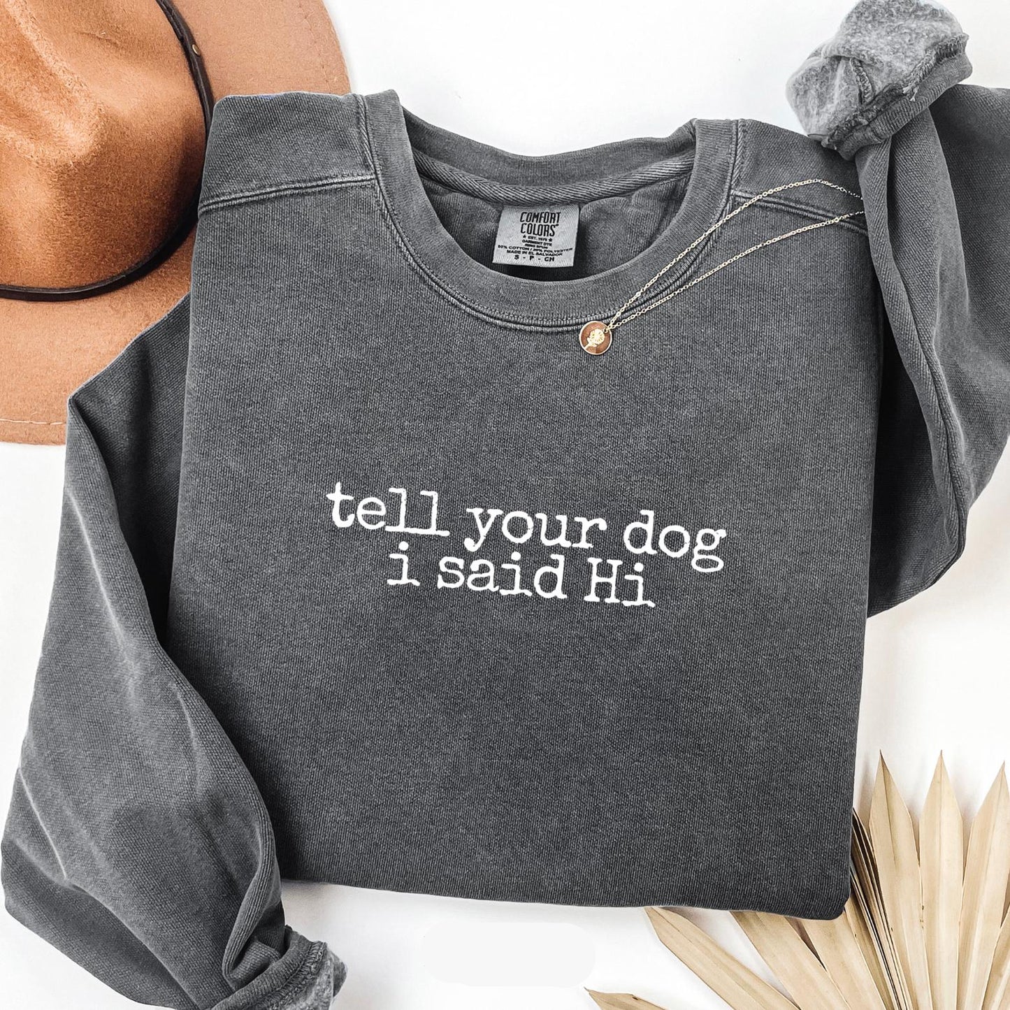 Tell Your Dog I Said Hi Sweatshirt 3