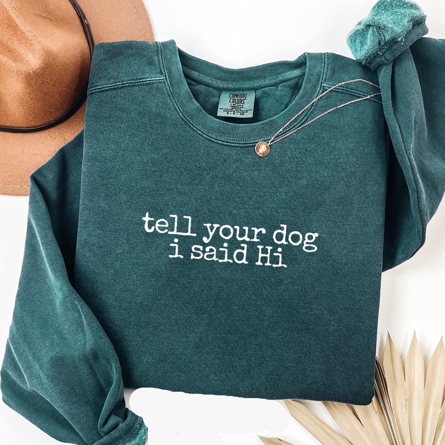 Tell Your Dog I Said Hi Sweatshirt 3