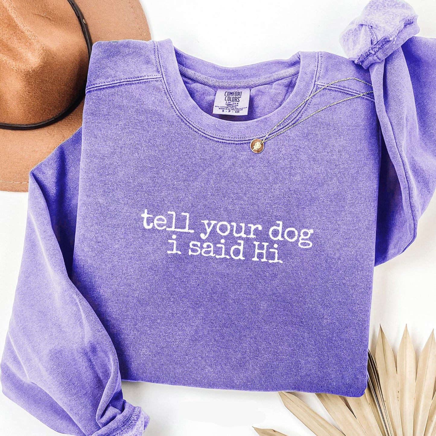 Tell Your Dog I Said Hi Sweatshirt 3