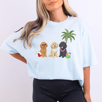 Cavapoo Summer Vibes T Shirt