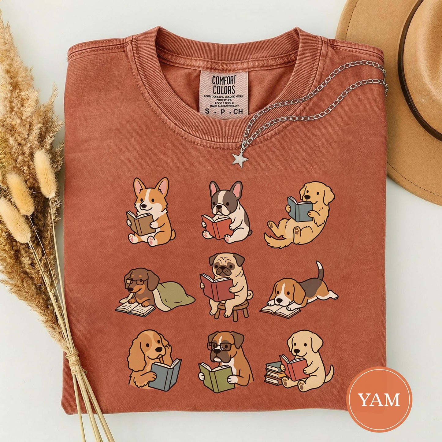 Funny Dog Reading Shirt