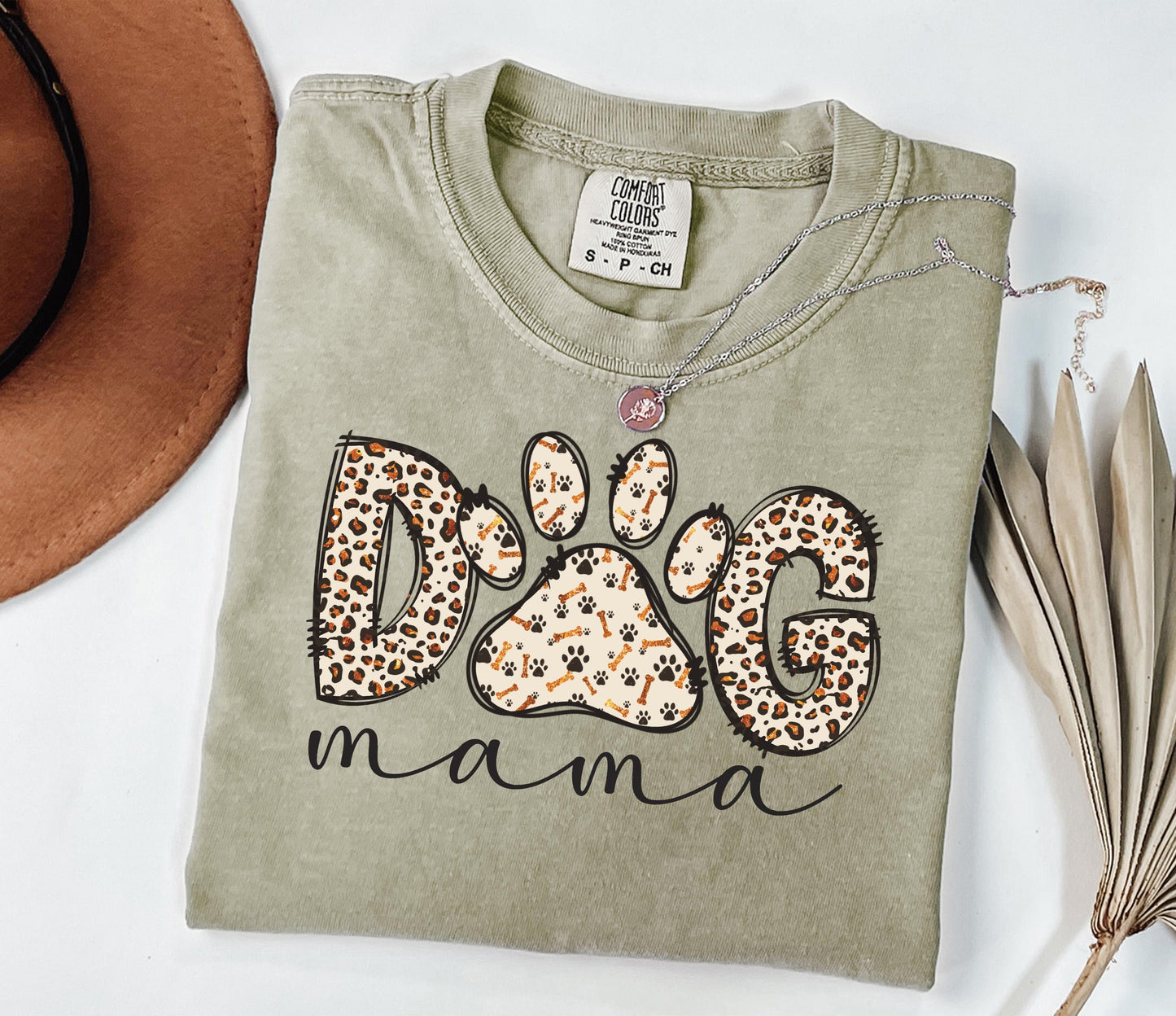 Dog Mama Paw Tee V7