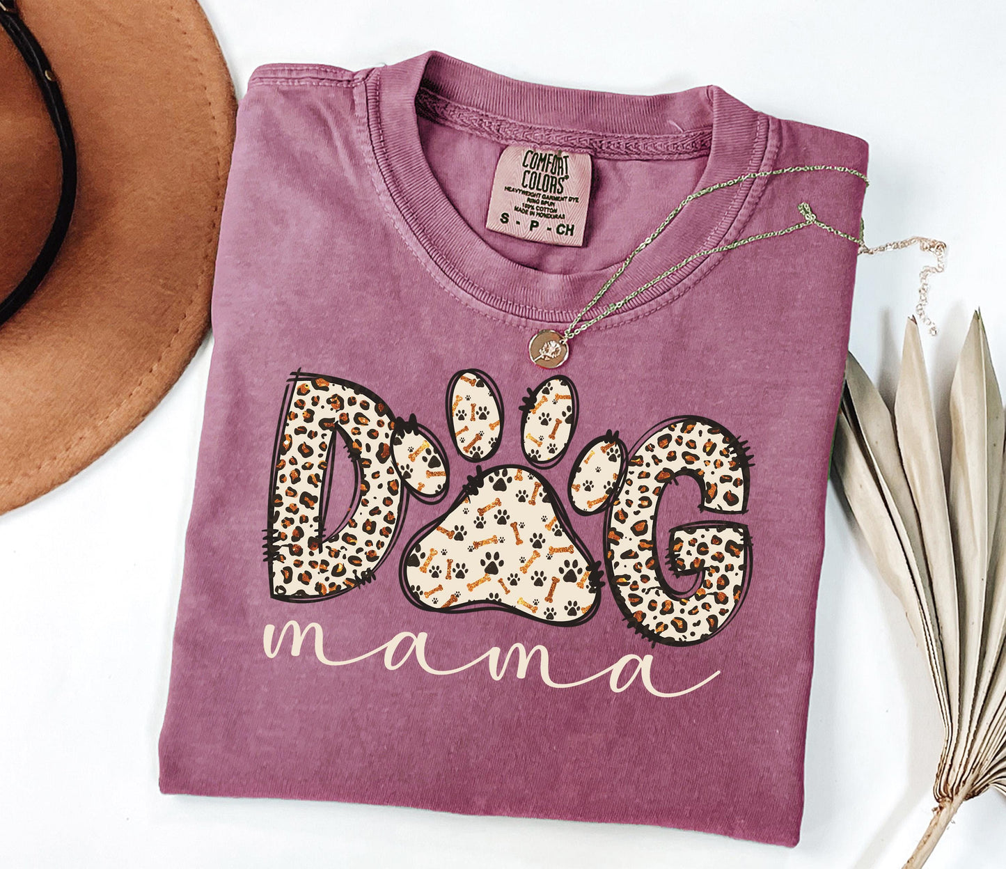 Dog Mama Paw Tee V7