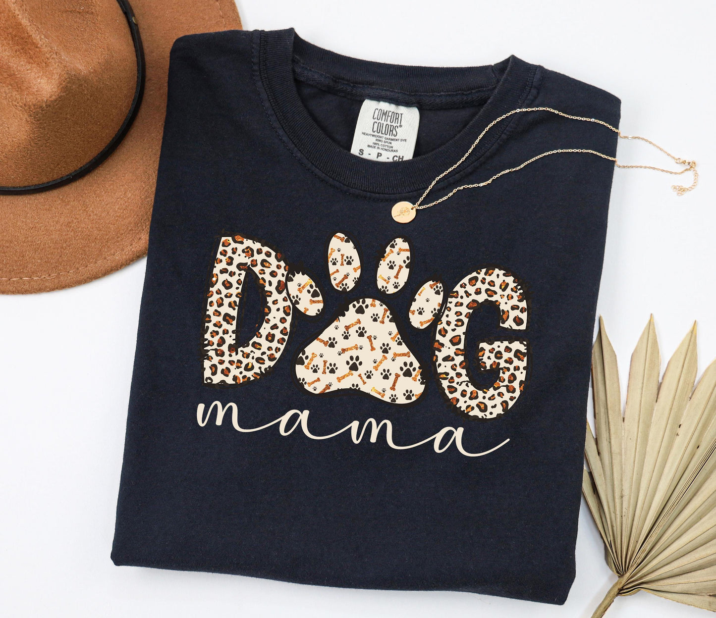 Dog Mama Paw Tee V7