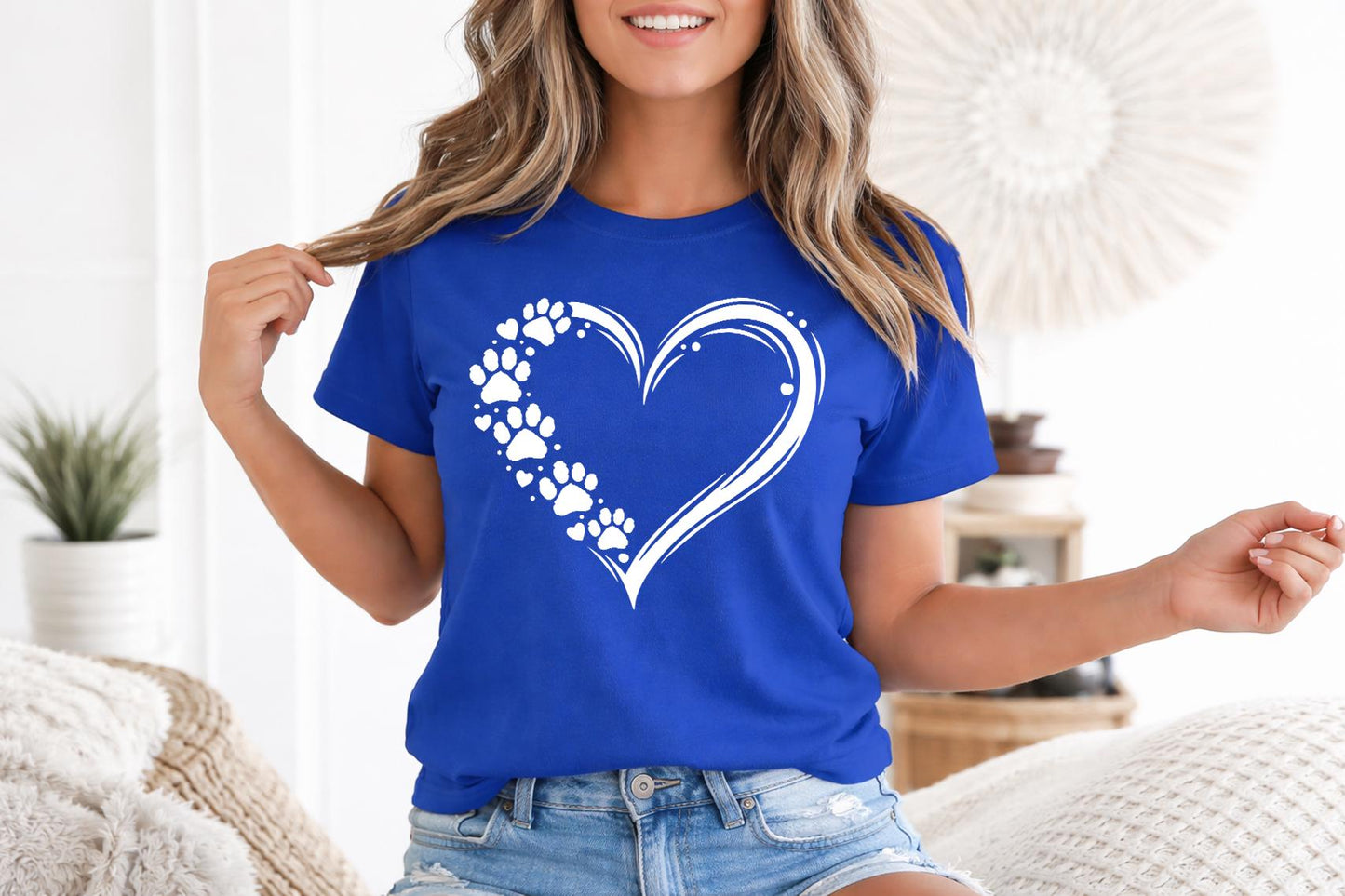 Paw Heart T Shirt V5