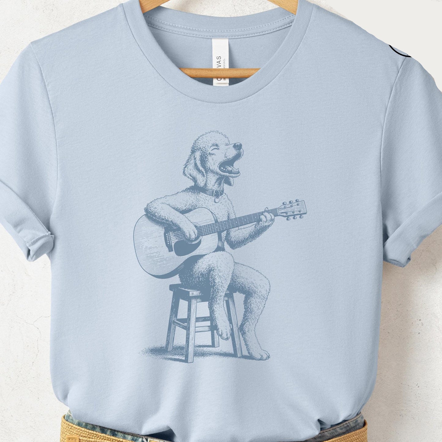 Poodle Guitar T-Shirt