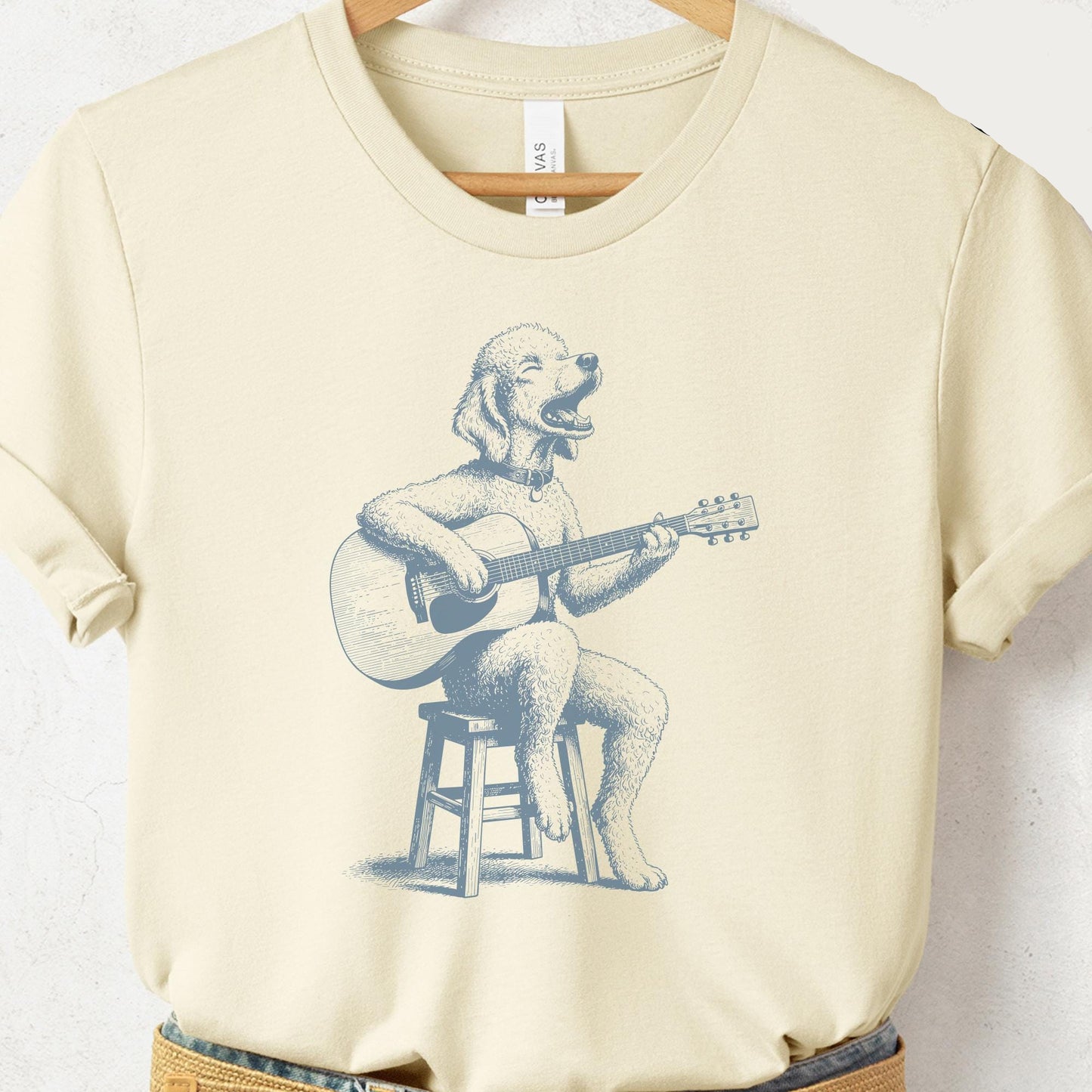 Poodle Guitar T-Shirt
