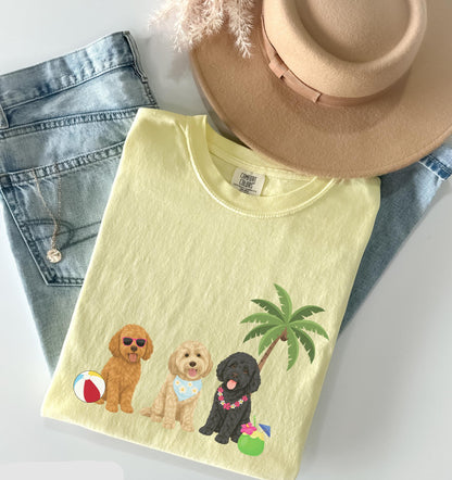 Cavapoo Summer Vibes T Shirt