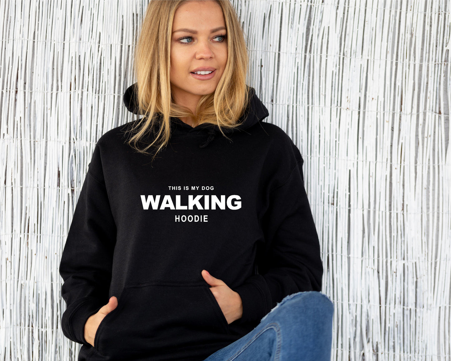 This Is My Dog Walking Hoodie