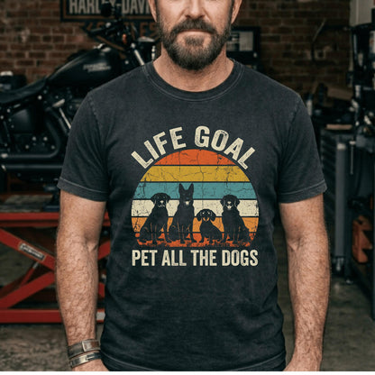 Life Goal Pet All The Dogs Shirt