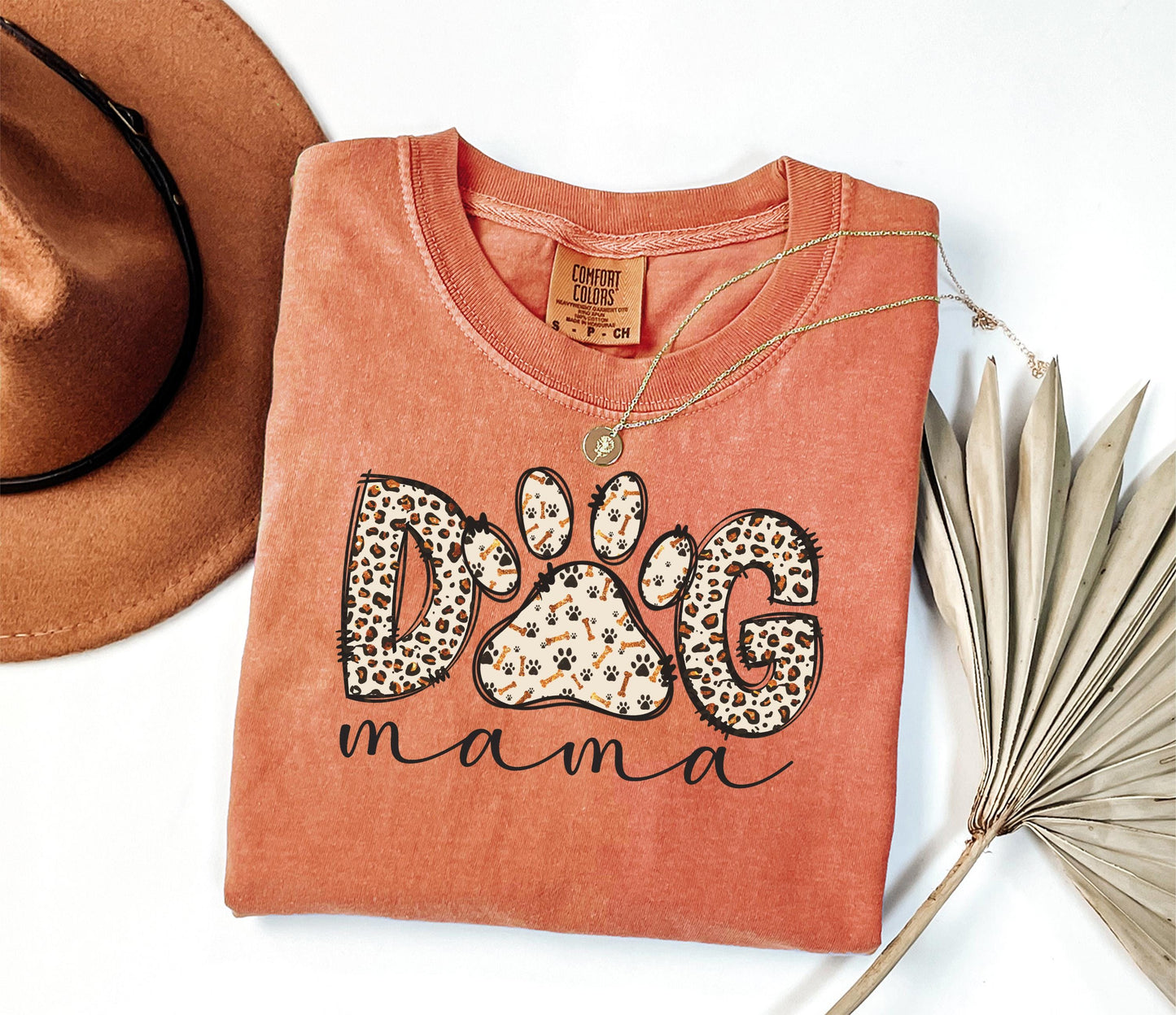 Dog Mama Paw Tee V7