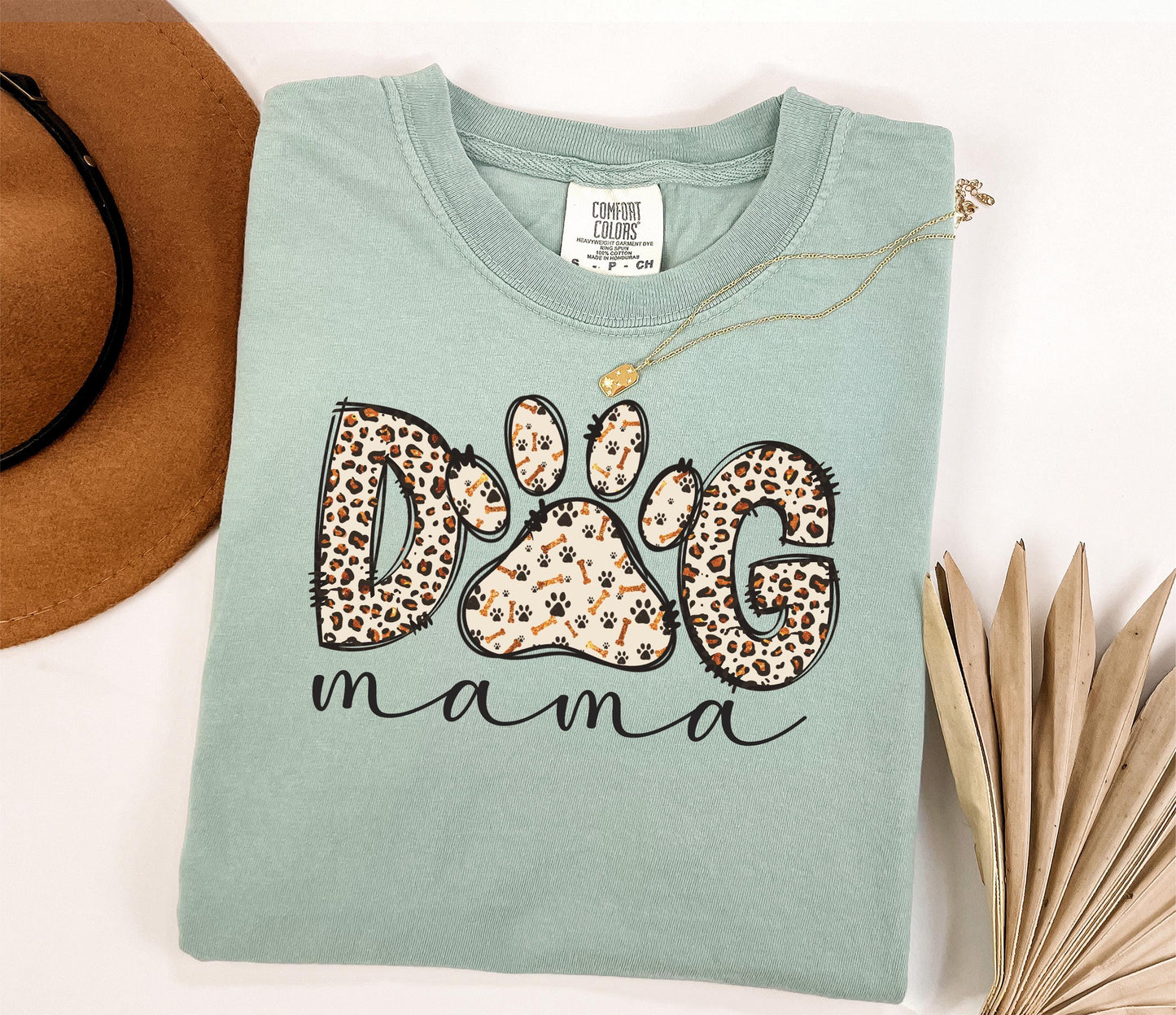 Dog Mama Paw Tee V7