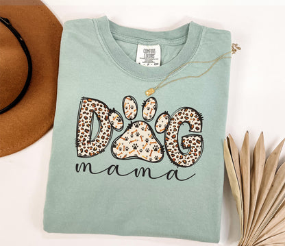 Dog Mama Paw Tee V7