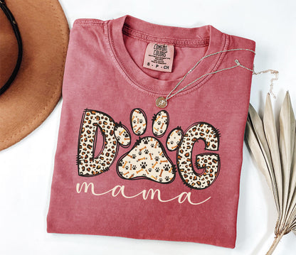 Dog Mama Paw Tee V7