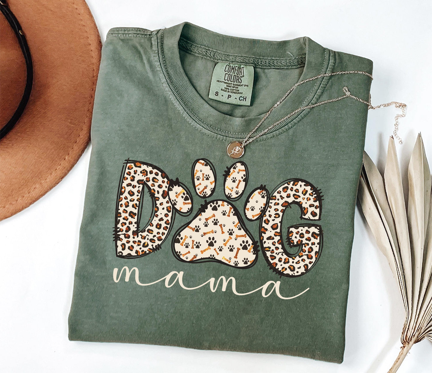 Dog Mama Paw Tee V7