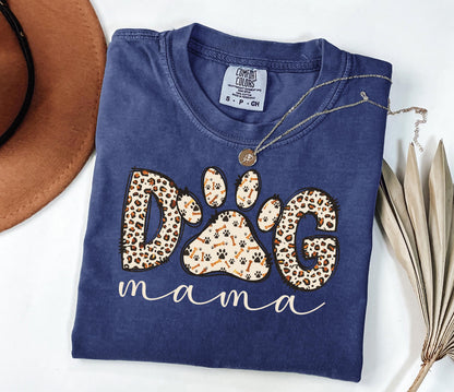 Dog Mama Paw Tee V7