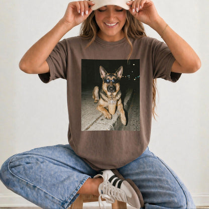 Shepherd Drinking Iced Coffee Shirt