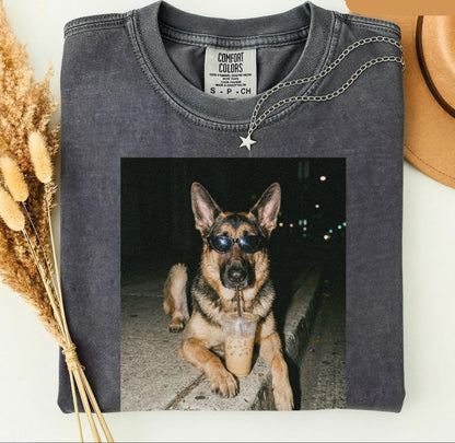 Shepherd Drinking Iced Coffee Shirt