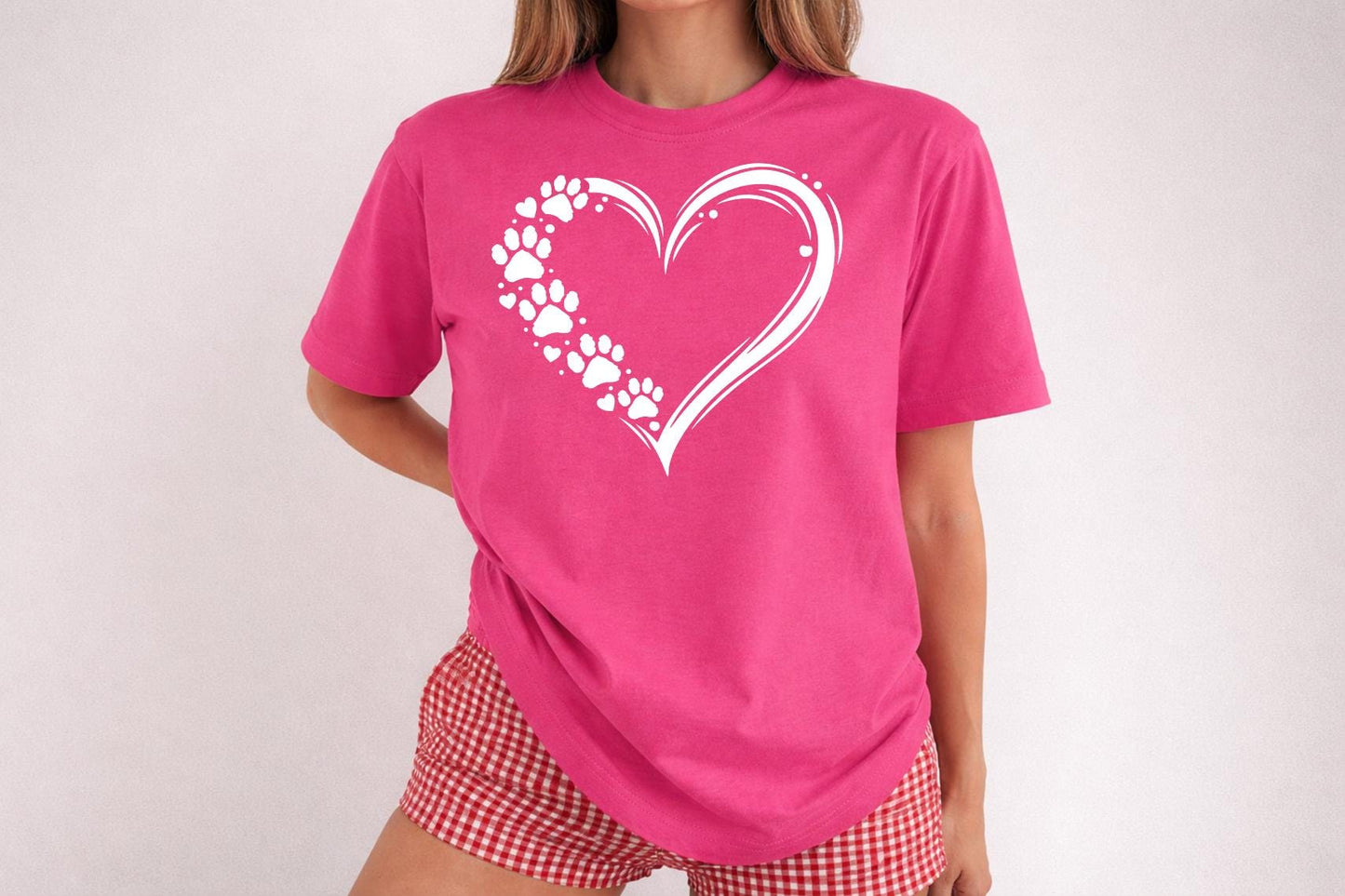 Paw Heart T Shirt V5