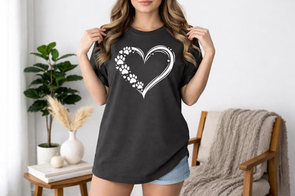 Paw Heart T Shirt V5