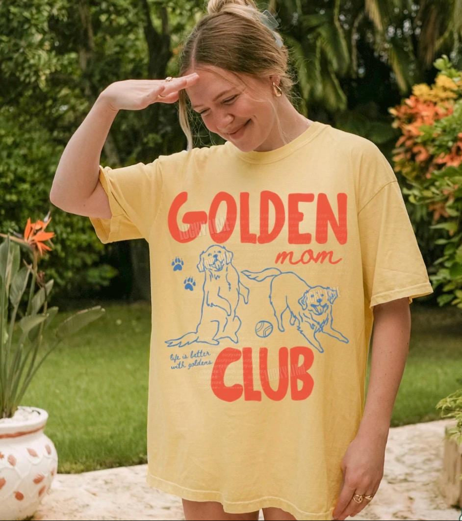 Golden Mom Club Shirt