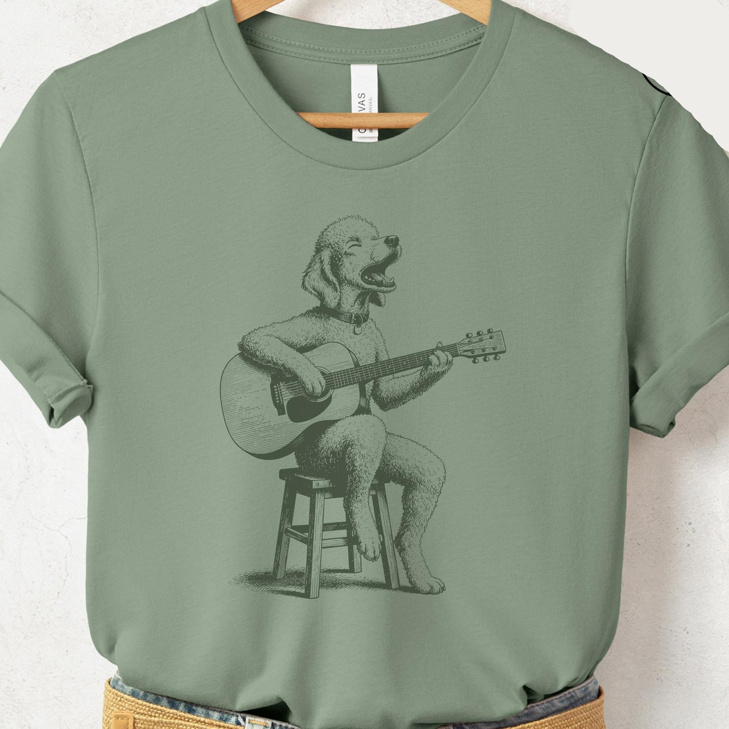 Poodle Guitar T-Shirt