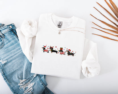 Dachshund Christmas Sweater V3