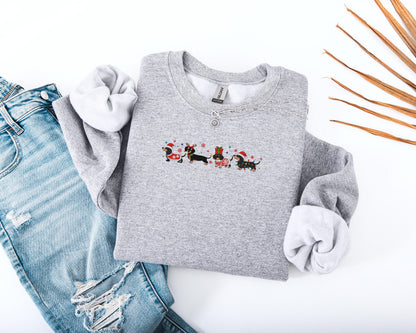 Dachshund Christmas Sweater V3
