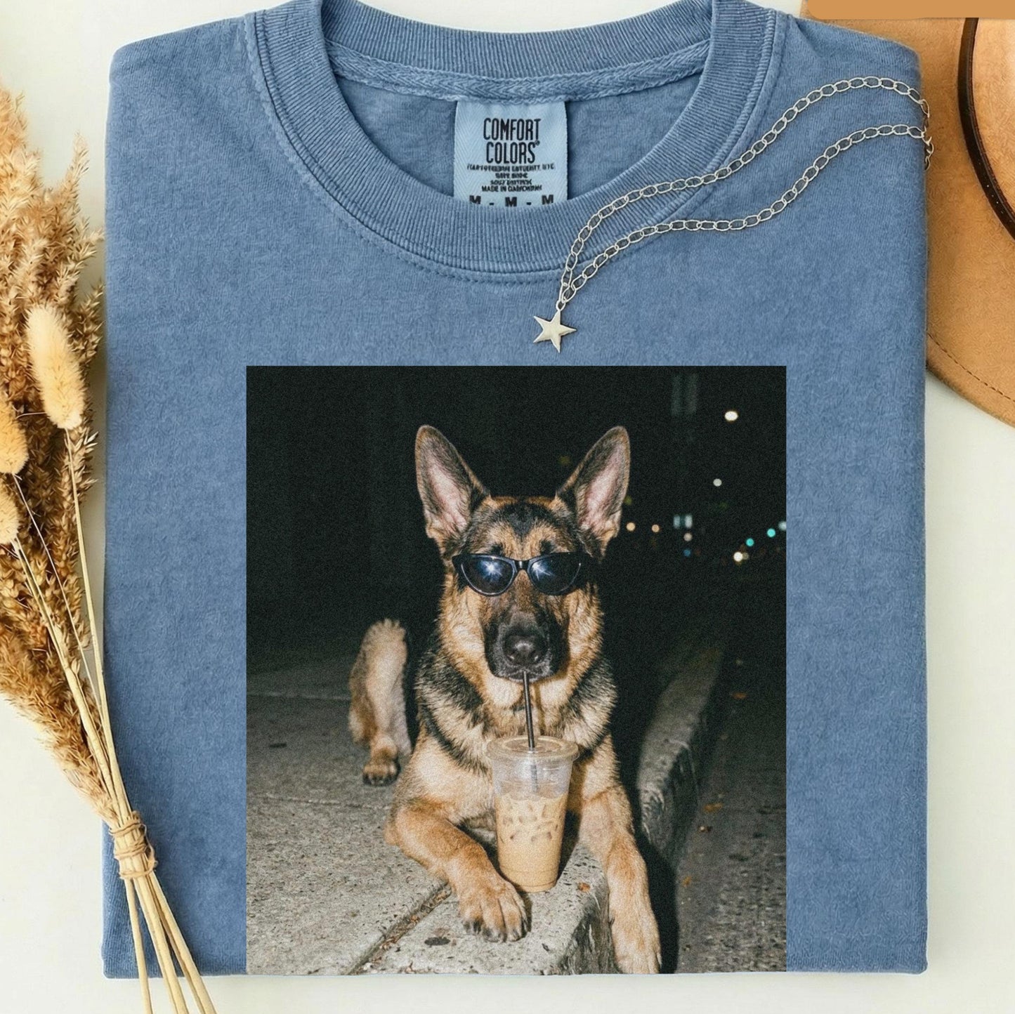 Shepherd Drinking Iced Coffee Shirt
