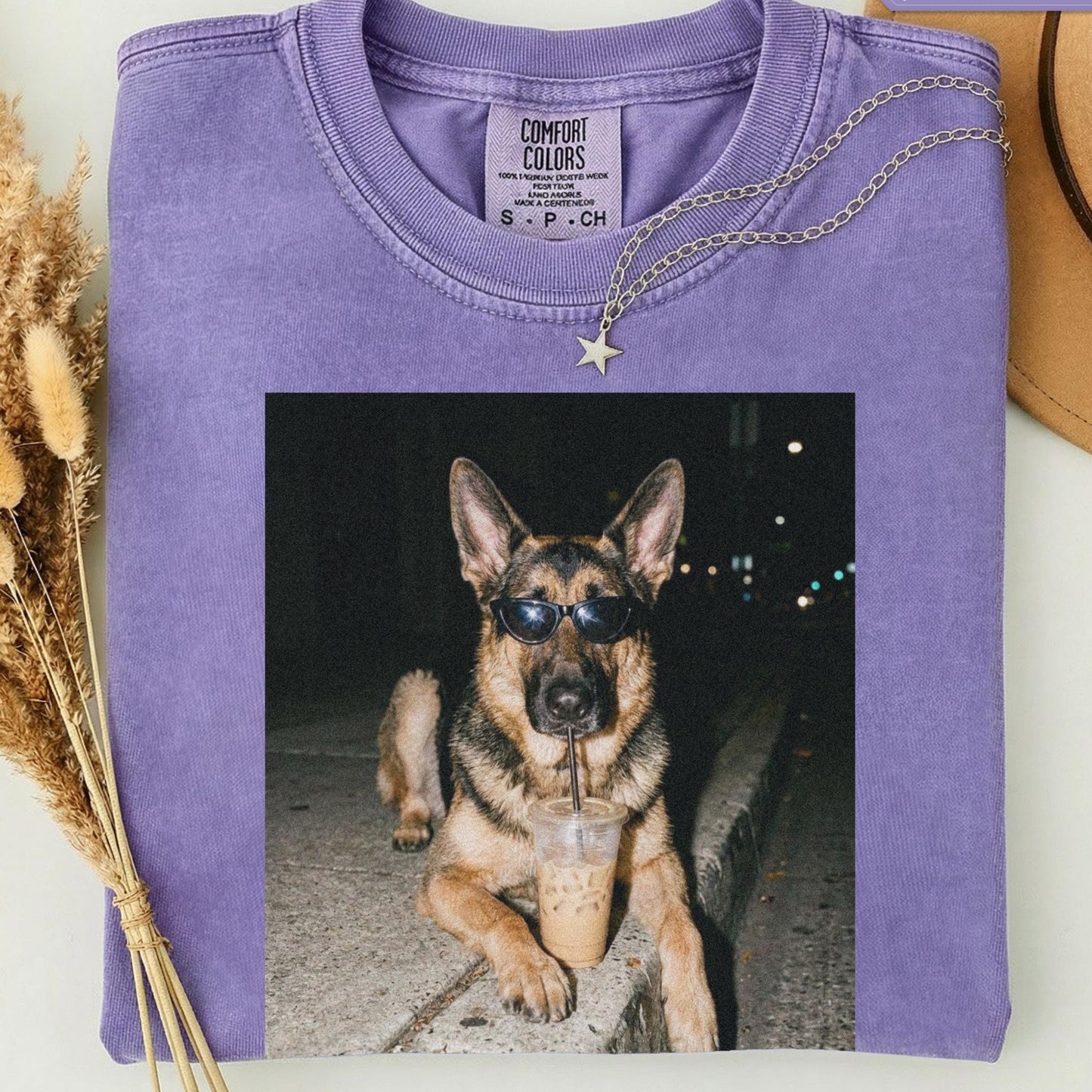 Shepherd Drinking Iced Coffee Shirt