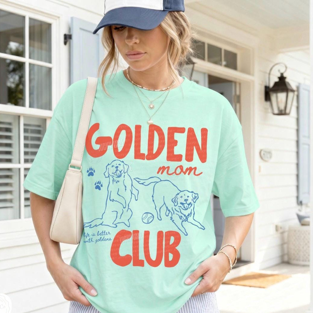 Golden Mom Club Shirt