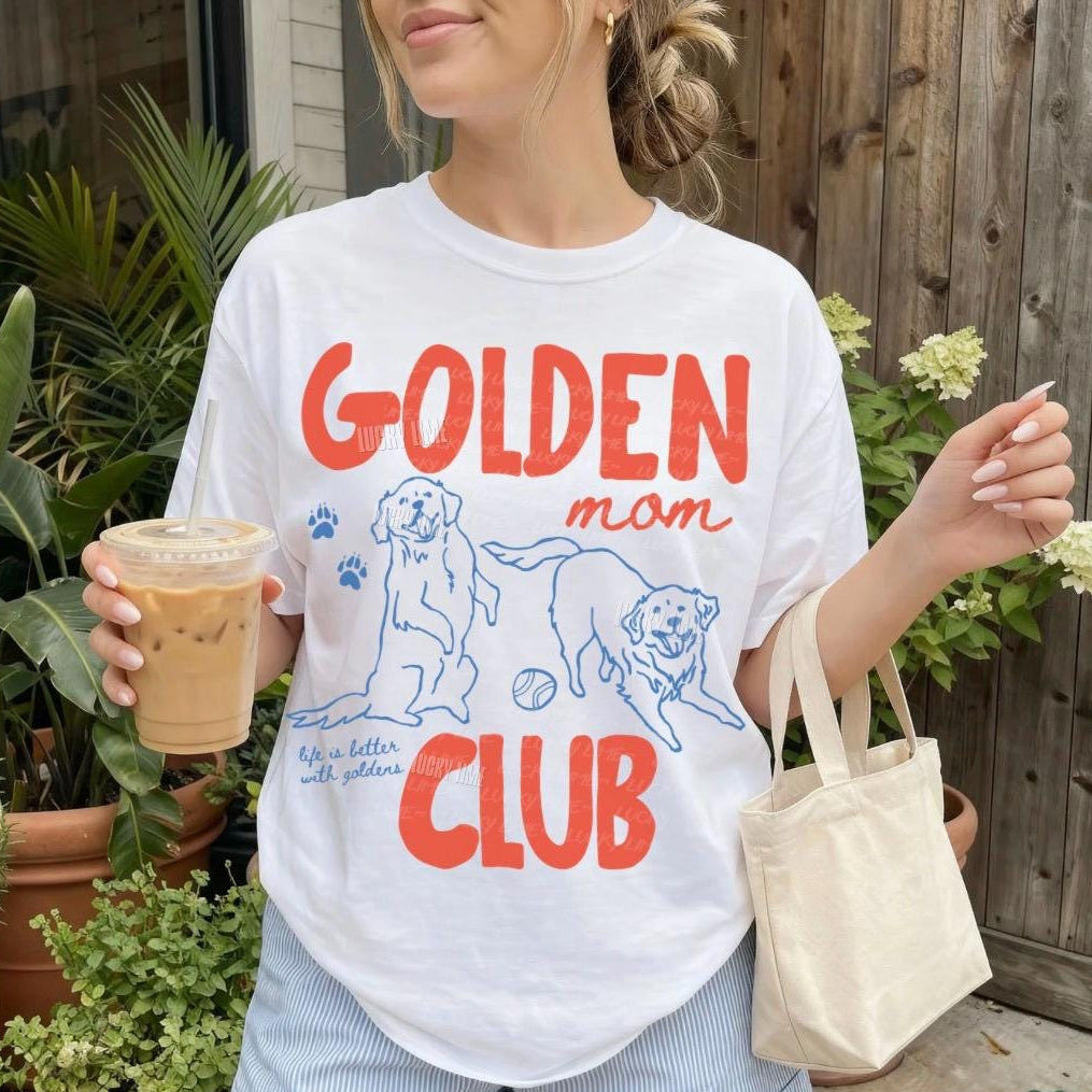 Golden Mom Club Shirt