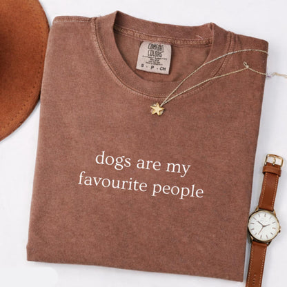 Dogs Are My Favourite People Shirt V2