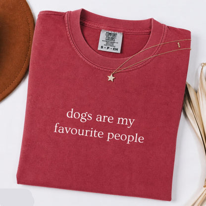 Dogs Are My Favourite People Shirt V2