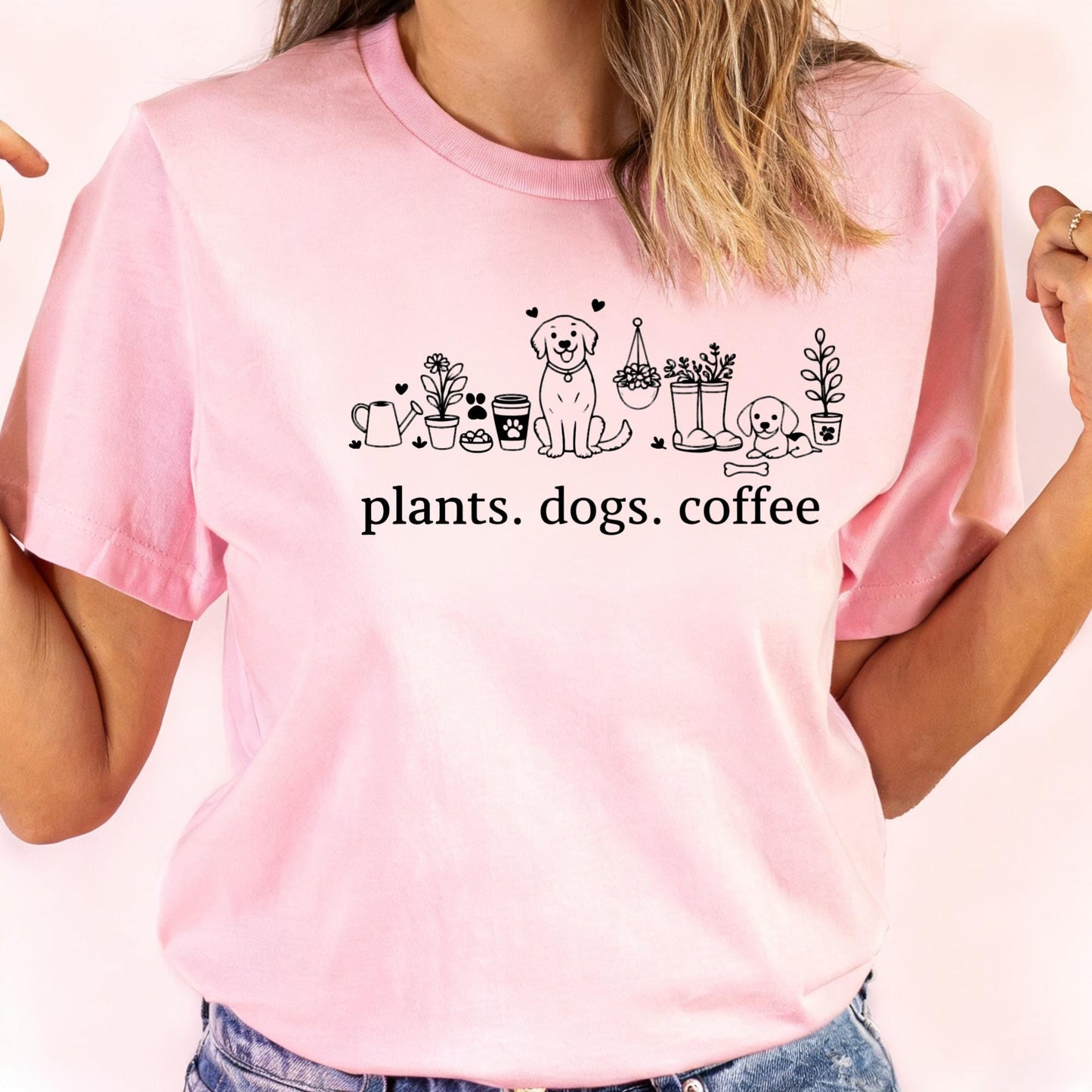Plant And Dog Lover T-Shirt