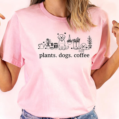 Plant And Dog Lover T-Shirt