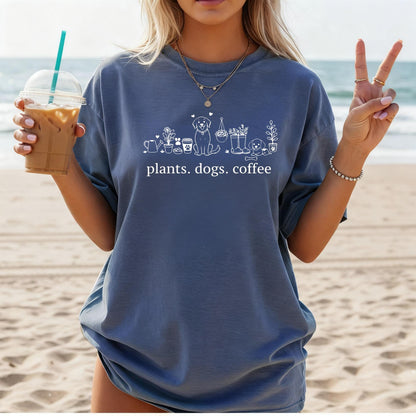 Plant And Dog Lover T-Shirt