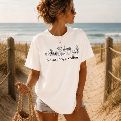 Plant And Dog Lover T-Shirt V2