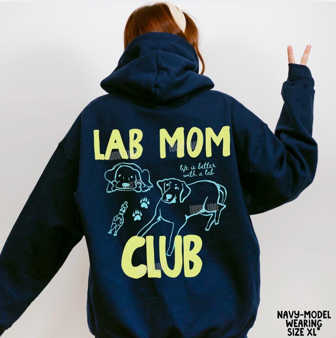 Lab Mom Club Hoodie