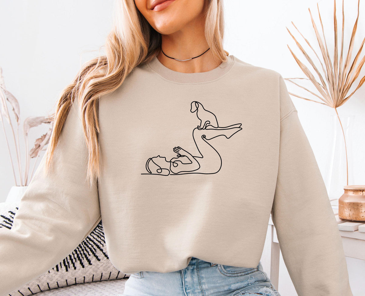 Dog Yoga Sweatshirt