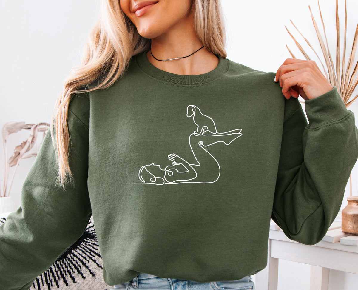 Dog Yoga Sweatshirt