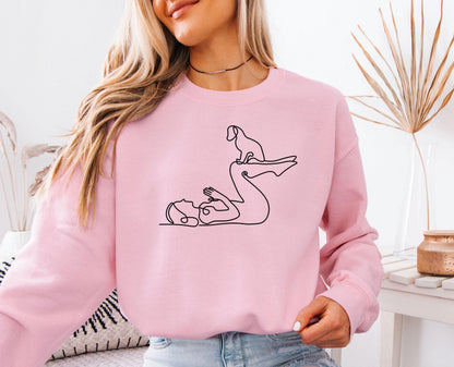 Dog Yoga Sweatshirt