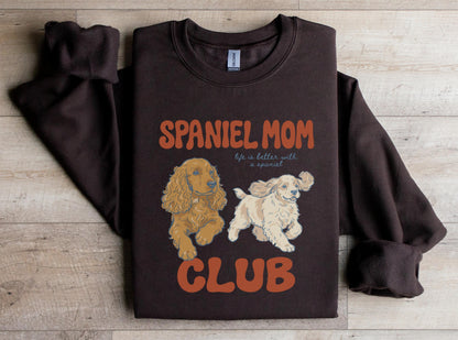 Spaniel Mom Club Sweater