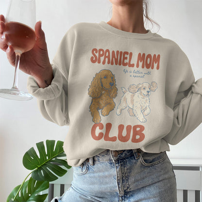 Spaniel Mom Club Sweater