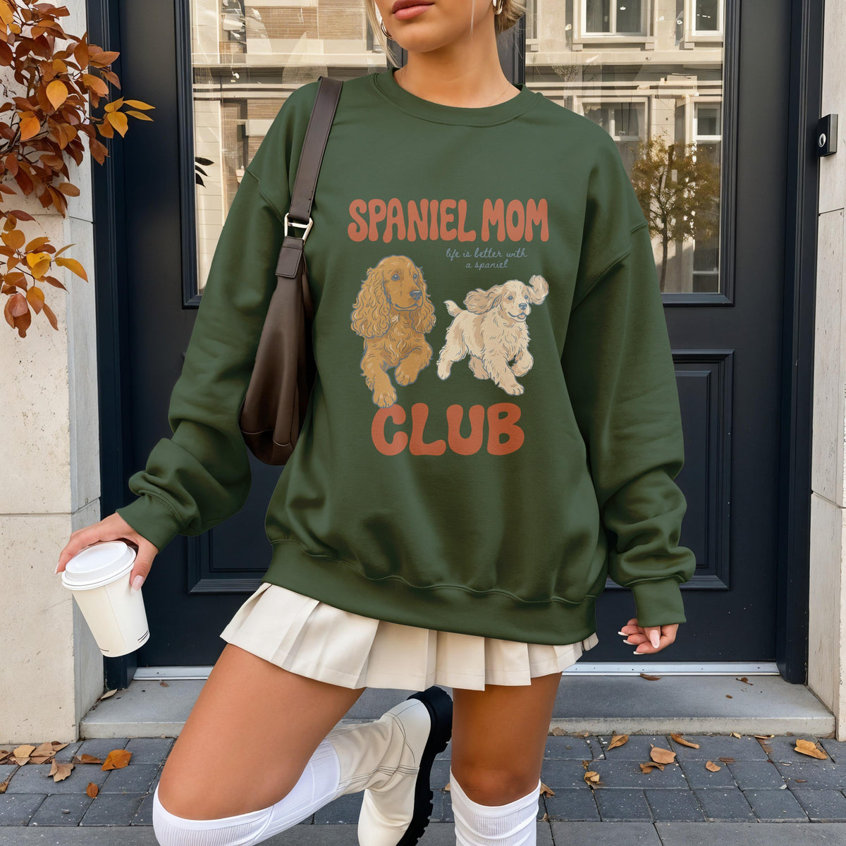 Spaniel Mom Club Sweater