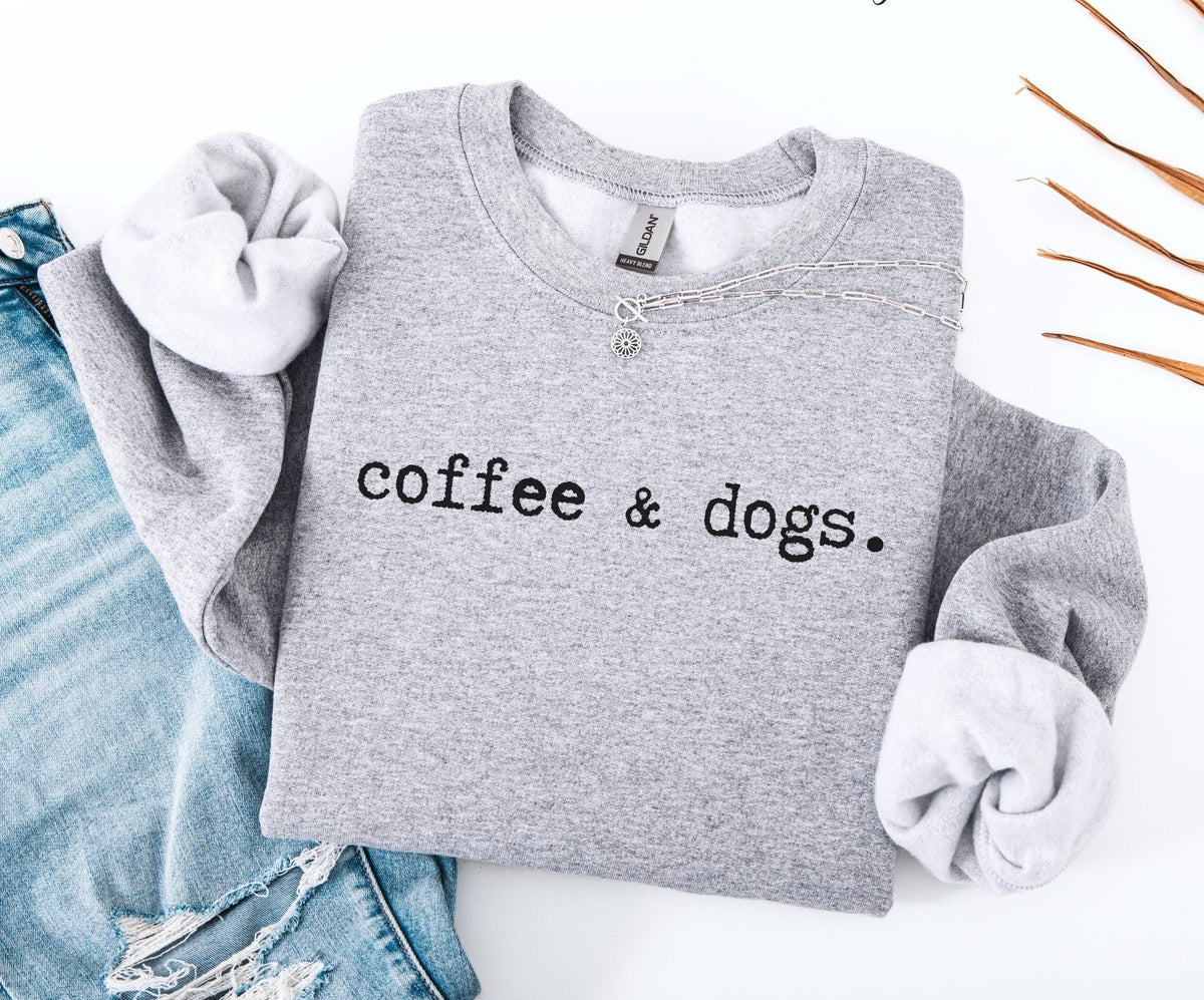 Coffee & Dogs Sweatshirt V7