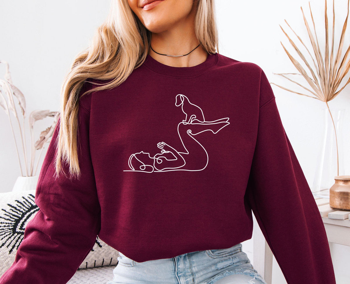 Dog Yoga Sweatshirt