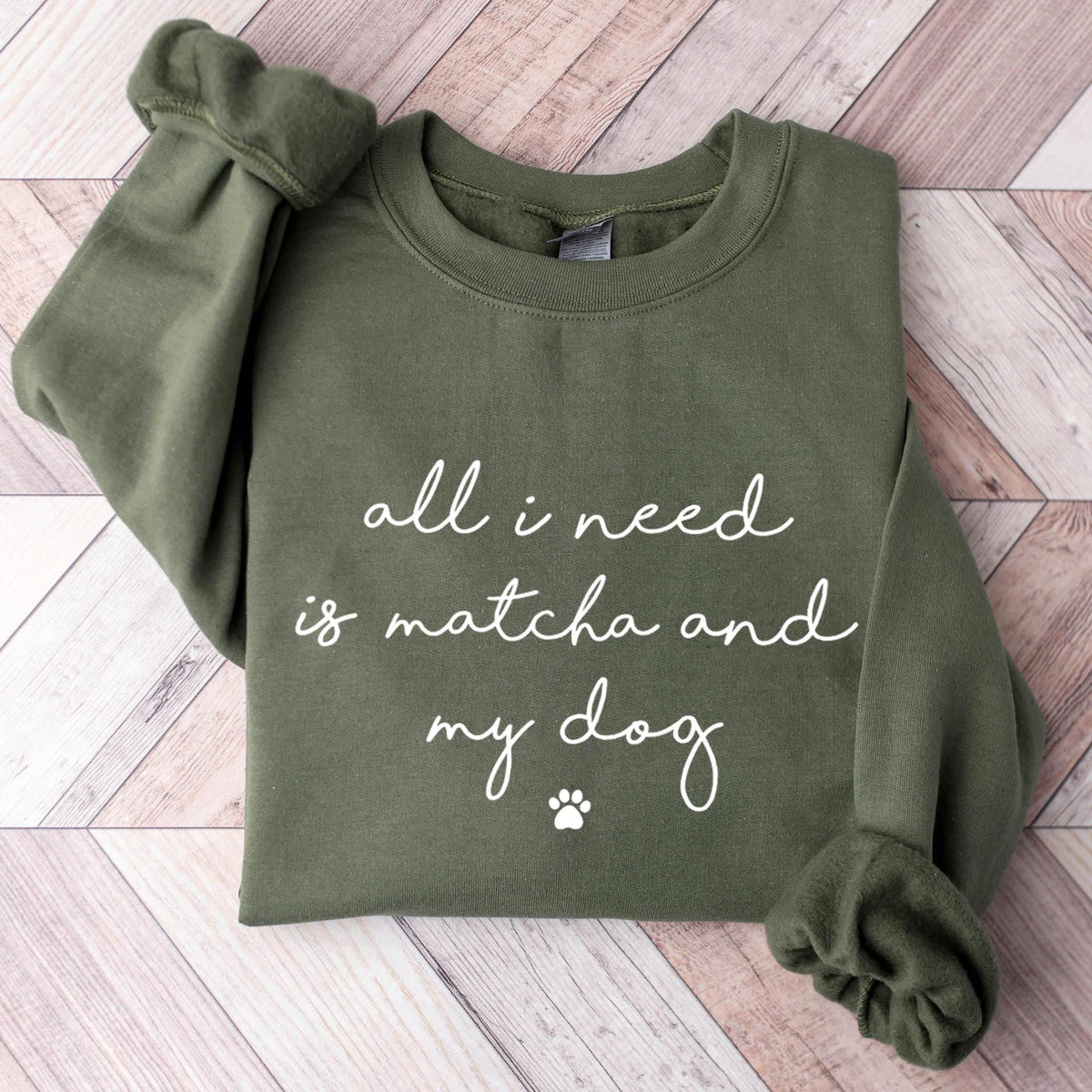 Matcha & My Dog Sweater