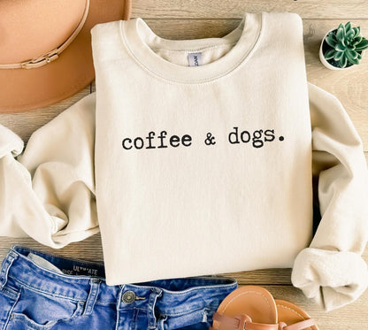 Coffee & Dogs Sweatshirt V7
